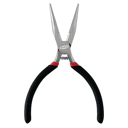 Berkley 6in Chrome Split Ring Pliers, Black, 1318366