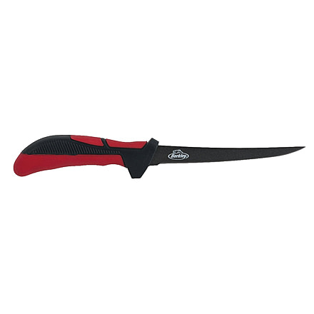Berkley 6in XCD Fillet Knife, Red/Gray/Black, 1406674