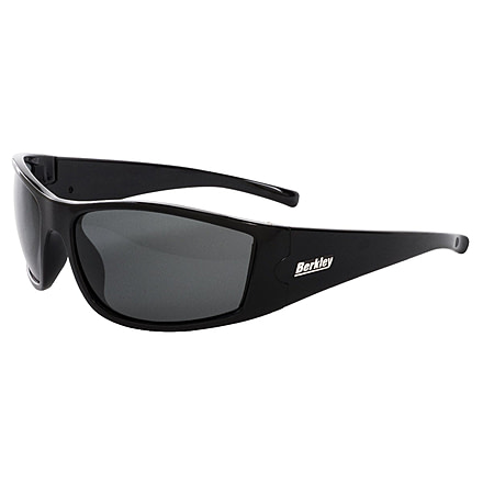 Berkley Badger Sunglasses, Black Frame, Grey Lens, 1416023