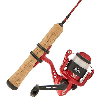 Berkley Cherrywood HD Ice Spinning Combo, 4.4/1, Right/Left, 30in. Rod Length, Medium Power, Moderate Fast Action, 1 Piece Rod, 20, 1537659