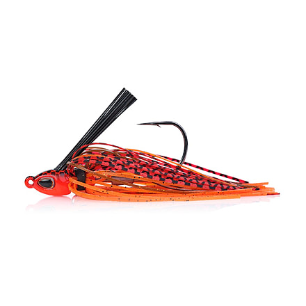 Berkley Finesse Swim Jig, 3/8 oz, Hook Size 3/0, Fire Craw, 1557868