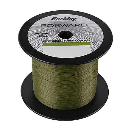 Berkley Forward Braid Bulk Spool, 10lb, Low-Vis Green, 0.007 in/0.17 mm, 1621830
