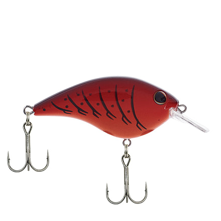 Berkley Frittside Hard Bait, Crankbait, 5, 1/3oz, 2 1/4in / 5 3/4cm, 2ft-5ft / 0.5-1.5m, Hook Size 6, 2 Hooks, Candy Apple Red Craw, 5, 1503552