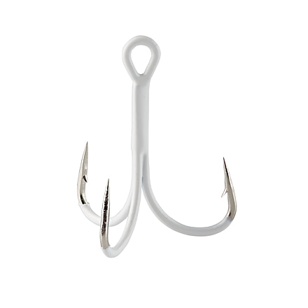 Berkley Fusion19 EWG Treble Hooks, 8, White, FSN19EWGTR8-WH