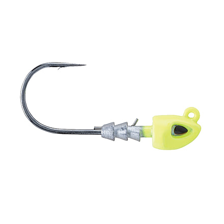 Berkley Fusion19 Swimbait Jighead, Hook Size 5/0, Tackle Size 3/8oz / 10.5g, Chartreuse, 1504448