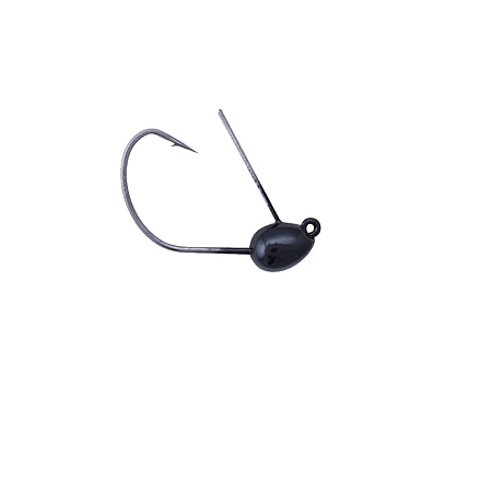Berkley Fusion19 Weighted Wacky Head, Hook Size 1/0, Tackle Size 1/4oz / 7g, Black, 1504500