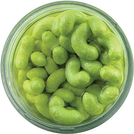 Berkley Gulp! Alive! Extruded Maggot Bait, Chartreuse 176699