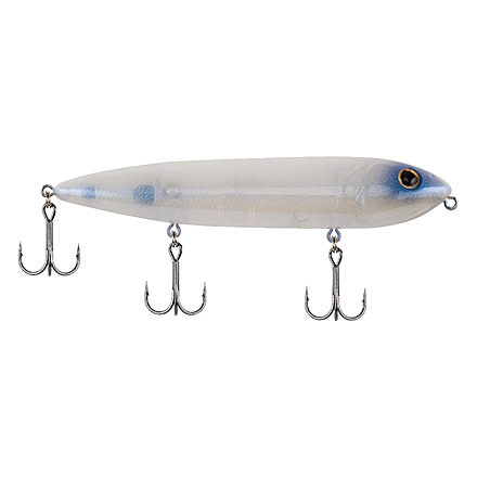 Berkley J-Walker 120 Hard Bait, Topwater, 120, 2/3 oz, 120mm, Topwater, Hook Size 4, 3 Hooks, Ghost White, 1487119