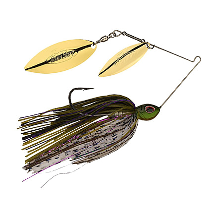 Berkley Power Blade Standard Double Willow Spinnerbait, 3/8oz, Bama Bream/Gold + Gold, 1570561