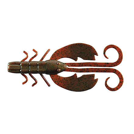 Berkley PowerBait Crazy Legs Chigger Craw Creature Bait, 4in, 8 Pack, Breen, 1307381