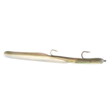 Berkley PowerBait Eel Soft Bait, 8in, Greeny, 1123234