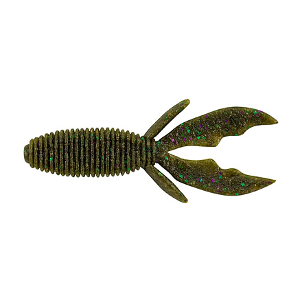 Berkley PowerBait MaxScent Creature Hawg Soft Bait, 8 Pack, Green Pumpkin Party, 1436821