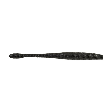 Berkley PowerBait MaxScent Hit Worm Soft Bait, 4.5in, 10 Pack, Black, 1436747