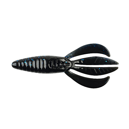 Berkley PowerBait Pit Boss Creature Bait, 10, 3in, Black-Blue, 1457718