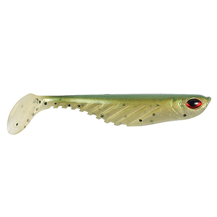 Berkley PowerBait Ripple Shad Lure, 2in, 8 Pack, Green Back Pearl, 1307689