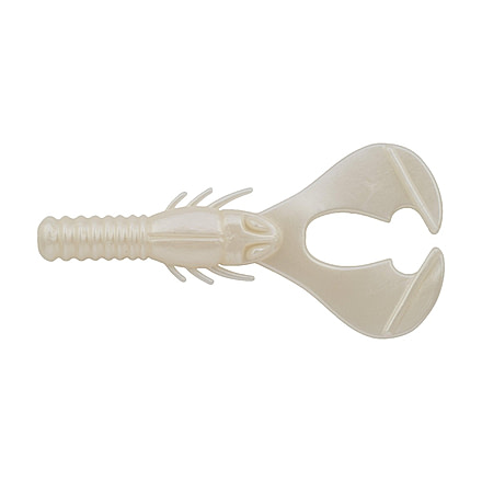 Berkley PowerBait Shape 108 Soft Bait, 3in, 10 Pack, Pearl White, 1569360