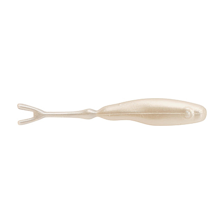 Berkley PowerBait Snake-Tongue Minnow Soft Bait, 1 1/2in / 4cm, Pearl White, PBHSNT1.5-PW
