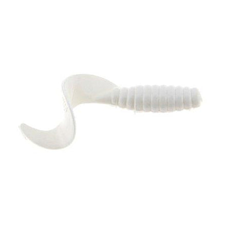 Berkley PowerBaits Power Grubs Grub, 15, 3in, White, 1307447