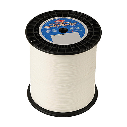 Berkley ProSpec Chrome Premium Braid Line, 130lb 3000yd, Cabo White, 0.024 in/0.60 mm, 1621867