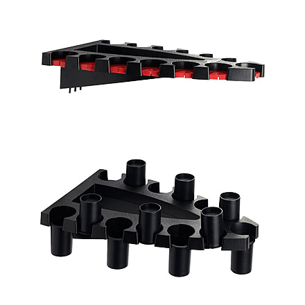 Berkley Space Saver 13 Rod or Combo Rack, Black/Red, 1546013