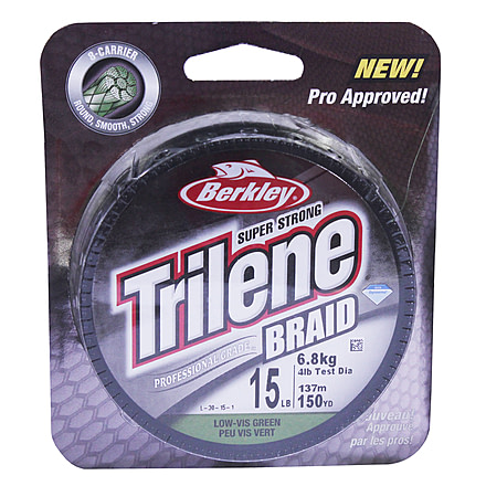 Berkley TBFS15-22 TrileneBrd LowVisGrn 15lb 150yd 1294747