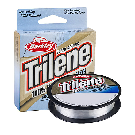 Berkley Trilene 100% Fluorocarbon Ice Line 4Lb 75yd, Clear, 0.008 in/0.20 mm, 1226835
