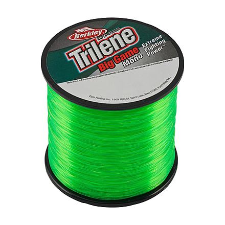 Berkley Trilene Big Game Monofilament Quarter Pound Spool, 50 lb, 275 yd, Solar Collector, 0.028 in/0.71 mm, 1079076