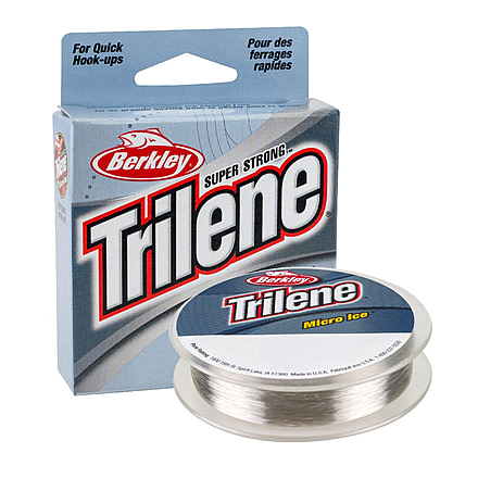 Berkley Trilene Micro Ice Filler Spool 4Lb 110yd, Clear Steel, 0.008 in/0.20 mm, 1004411