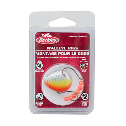 Berkley Walleye Rig - Colorado, Orange Chartreuse, 4, 1323012