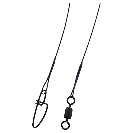 Berkley Wire-Wound Steelon Leaders, 9in. 30 lbs, Black 176003