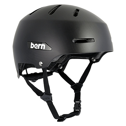 Bern Helmets Macon 2.0 Carbon Fiber DVRT Bike Helmet, BM37S23SBK1