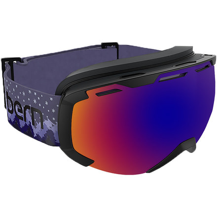 Bern Scout Goggles-Purple Peaks-Blue/Purple Mirror