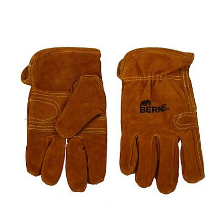 Berne Classic Leather Work Glove - Mens, Gold, Medium, 92021369860
