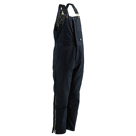 Berne Deluxe Twill Insulated Bib Overall - Mens, Navy, 2XL B414NVR520