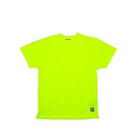 Berne Enhanced Visibility Performance Short Sleeve Tee - Mens, Yellow, Medium, Regular, 92021346953
