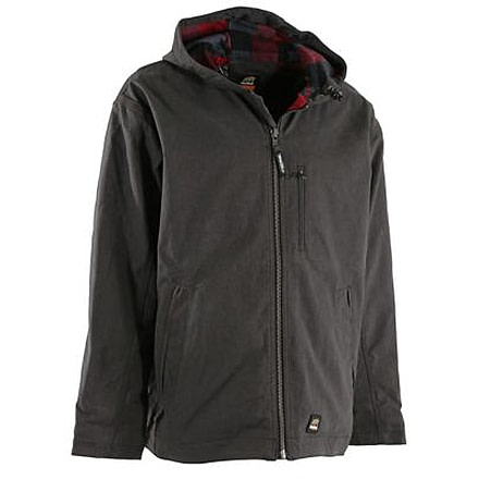 Berne Flannel Lined Quarry Jacket - Mens, Titanium, Small, Regular, 92021412948