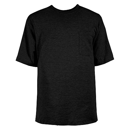 Berne Heavyweight Pocket Tee - Mens, Black, Large BSM16BKR440