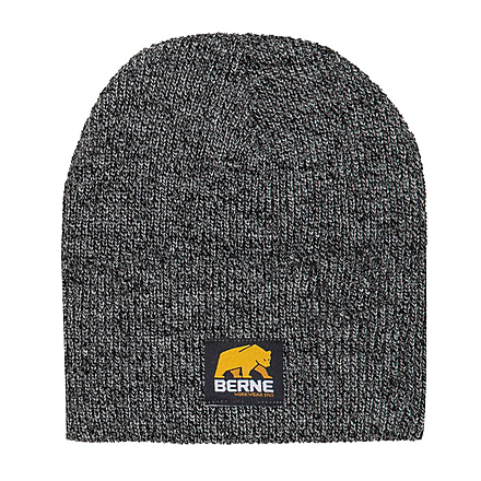 Berne Heritage Knit Beanie - Unisex, Black White, OSFA, H149BW400