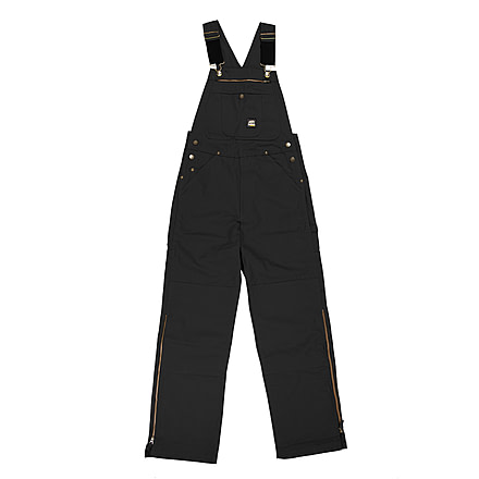 Berne Slab Unlined Duck Bib Overall - Mens, Black, 36X34, B1067BKT360