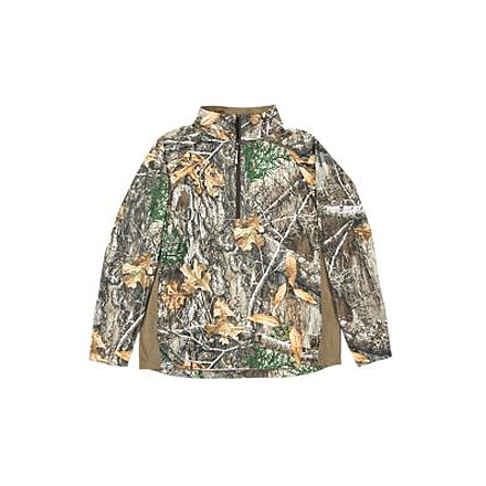 Berne Stalker Quarter-Zip Shirt - Mens, Realtree Edge, Small, Regular, 92021381237