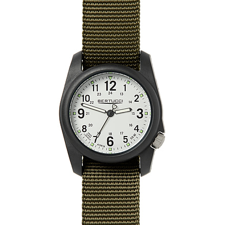 Bertucci Watches Dx3 Stone Dial/olive Band 11049