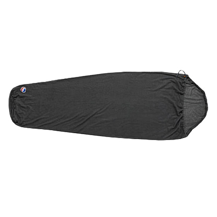 Big Agnes Alpha Direct Fleece Sleeping Liner, Asphalt, Regular, BLADR26