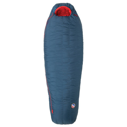 Big Agnes Anvil Horn 0 Sleeping Bag 650 DownTek - Men's, Long, Right, Blue/Red, BAH0LR19