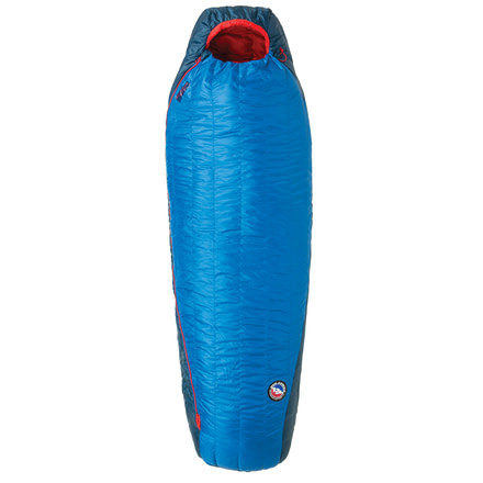 Big Agnes Anvil Horn 15 Sleeping Bag 650 DownTek, Left Zip - Mens, Blue/Red, Regular, BAH15RL19