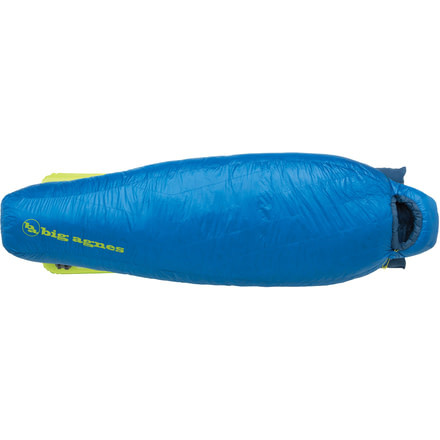 Big Agnes Beryl SL 0 Sleeping Bag 650 DownTek-Blue-Long-Left