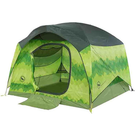 Big Agnes Big House 4 Deluxe Stealth Zipperless Green TBH4DLXS18