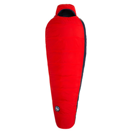 Big Agnes Buell 30 Sleeping Bag FireLine Pro, Left Zip - Mens, Red/Navy, Regular, BTMBRL19