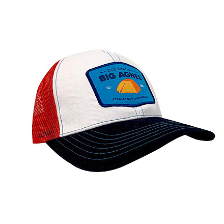 Big Agnes Copper Spur Hat, Blue/White/Orange, AHCSBWO20