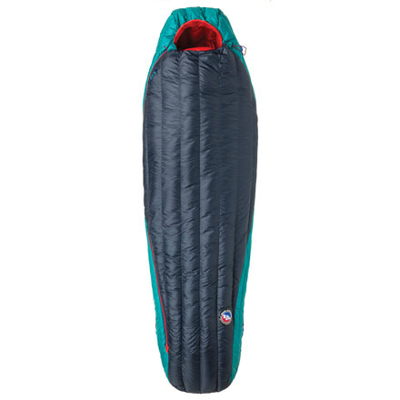 Big Agnes Daisy Mae 0 Sleeping Bag 650 DownTek, Left Zip - Womens, Navy/Aqua, Regular, BWDM0RL19
