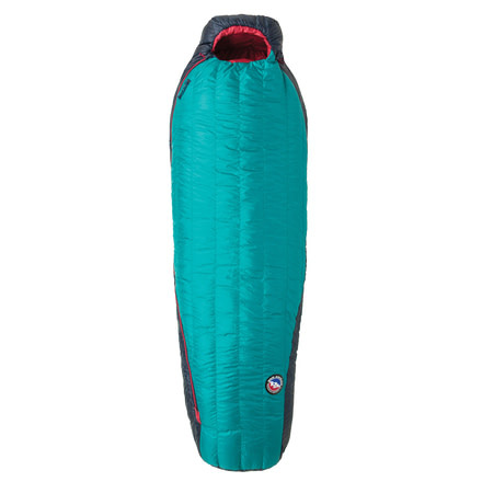 Big Agnes Daisy Mae 15 Sleeping Bag 650 DownTek, Left Zip - Womens, Aqua/Navy, Petite, BWDM15PL19